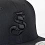 Snapback baseball sapka - Jánossomorja Rascals logo hímzéssel - BLACK EDITION
